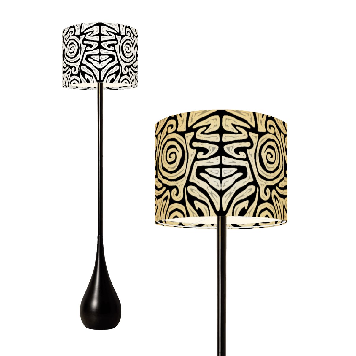 GLYPH - Teardrop Shaped Floor Lamp