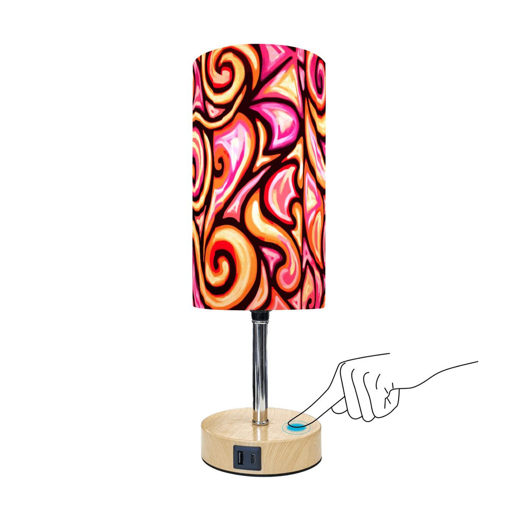 EMBER - Touch Control Bedside Table Lamp with USB Port