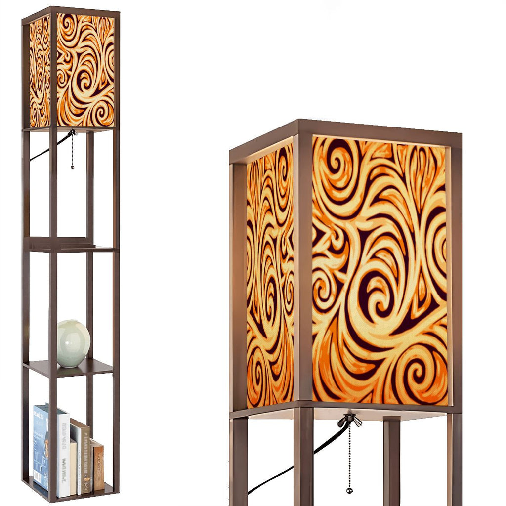 FORGE - Floor Lamp with Shelves