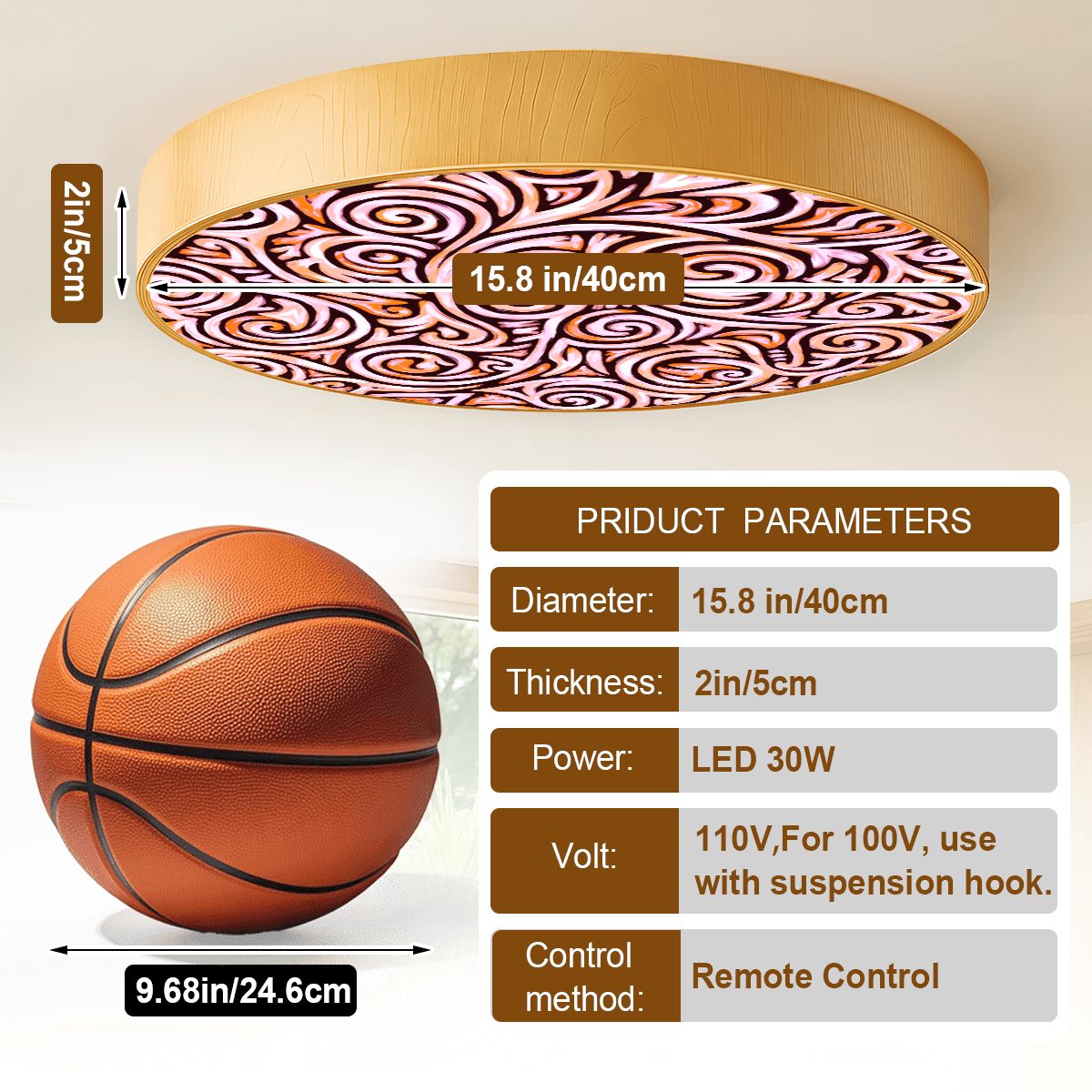 HALO - Flush Mount Ceiling Light