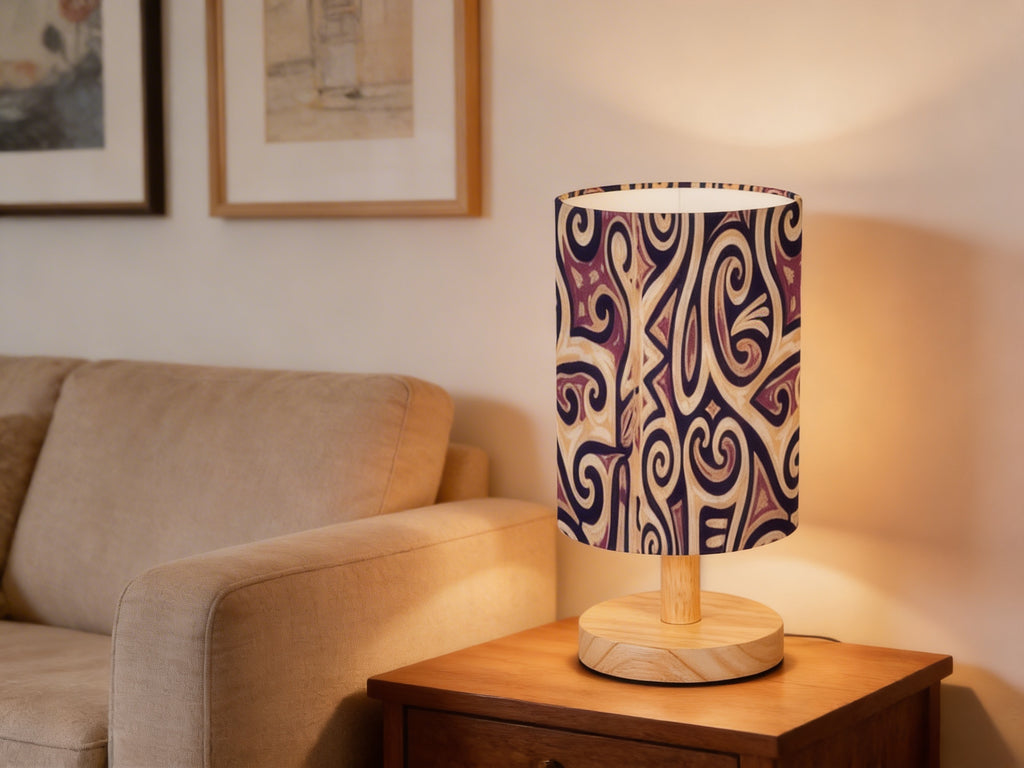 CARVE - Cylindrical Table Lamp